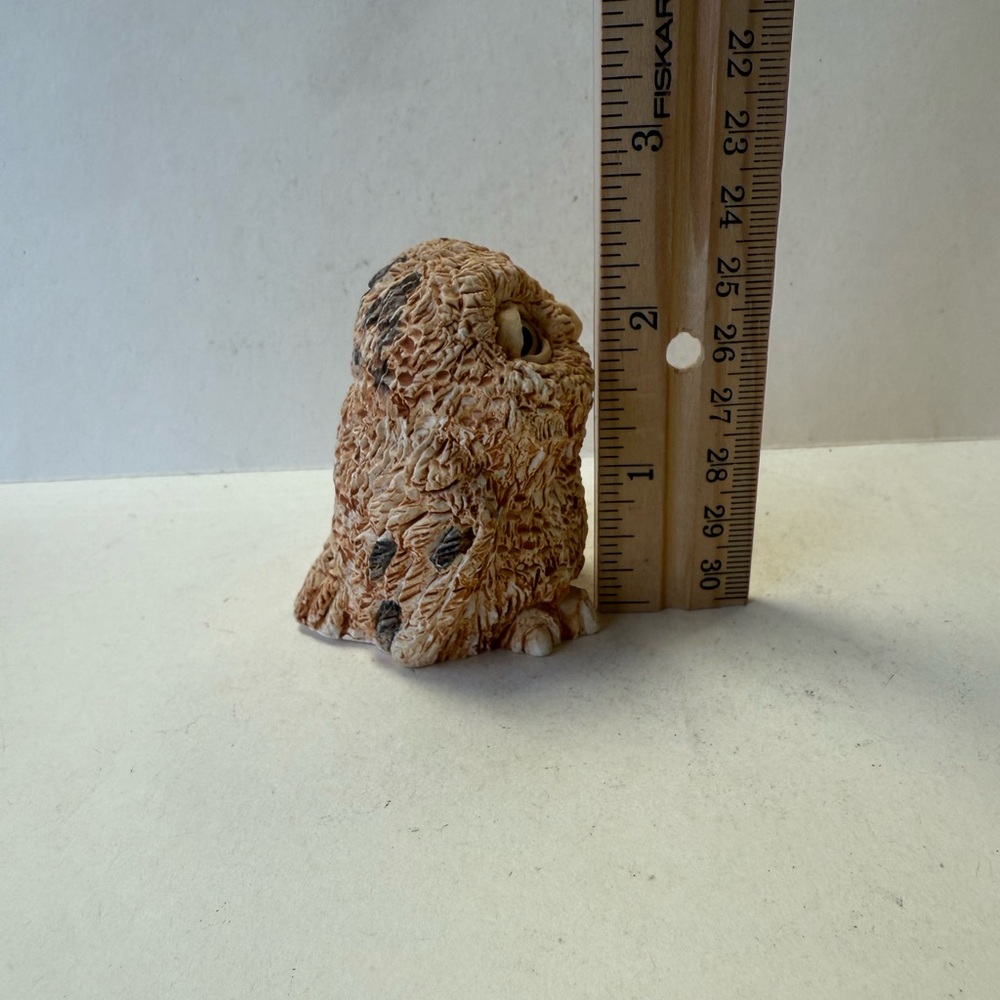 Vintage Stone Critters Baby Barn Owl Figurine by United Design Corp. - Picture 13 of 13